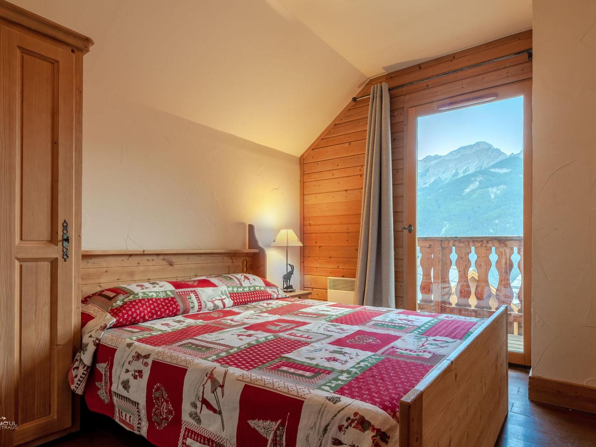 Chalet En Bois Avec 3 Chambres A Pra Loup - Fr-1-165A-47 Uvernet-Fours Exterior foto